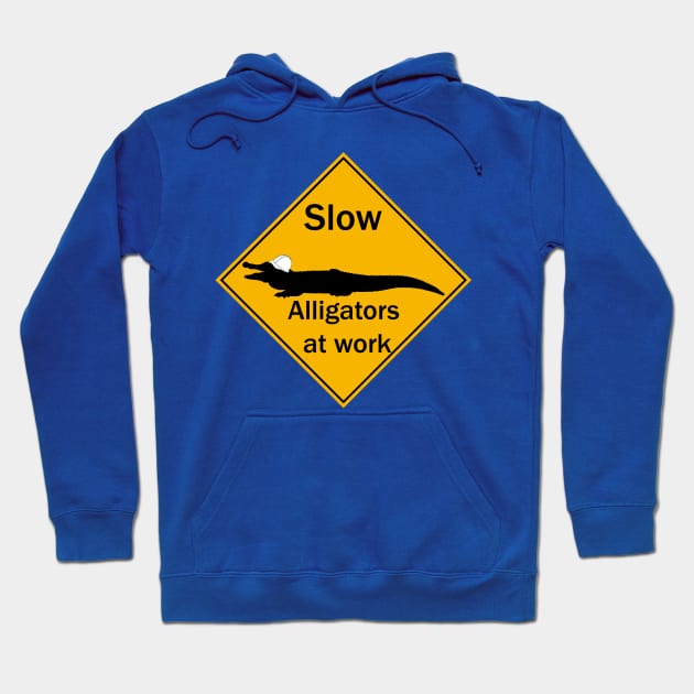 Alligators at work Hoodie by Squam8